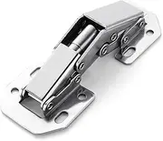 Hinge for Any Cabinet Door, Wardrobe, No Need for Drilling and Grooving Hinge, No Damping, Hinge with Screw,3inch (Size : 3inch)