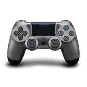 Wireless Bluetooth Dual Shock Playstation Controller Compatible with PS4/Pro/Slim Console Gamepad Controller Unbranded - Black Steel