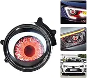 Devil Eye Headlights | 12V Evil Eyes Headlight - LED Automotive Headlight Bulbs, WiFi Control Projector Lens Lamp for Most