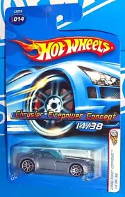 Hot Wheels 2006 New Models #14 Chrysler Firepower Concept Mtflk Blue w/ 10SPs