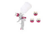 Air Spray Gun HVLP Kit Paint Gun Gravity Feed Air Spray Gun Airbrush Painting Tool 3 Nozzle 1.4mm 1.7mm 2mm With Tips for Wall Fencing Decking Painting