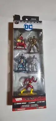 DC NANO METALFIGS BATMAN WONDER WOMAN THE FLASH PARADEMON CYBORG FIGURES SEALED