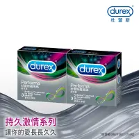 在飛比找Yahoo奇摩購物中心優惠-【Durex杜蕾斯】 飆風碼保險套3入x2盒（共6入）