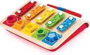 Hape Shape Sorter Xylophone – 3-in-1 Wooden Musical Toy & Puzzle for Kids – Piano, Xylophone & Shape Sorting Game – Bright, Colorful & Educational Fun for Toddlers – Ages 12M+