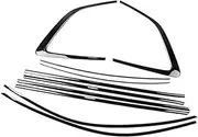 Jodriva Window Door Seals Car Side Window Sealing Strip Moulding Trim, for CRV 2023 2024 Car Door Weather Strip