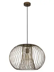 Pheonix 1 Light Pendant in Antique Bronze
