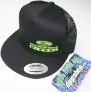 ford powerstroke trucker Flat bill ball cap hat snap back mesh summer diesel new
