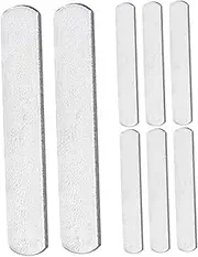 GANAZONO Steel Weight Plates 8 Pcs Set for Running Fitness Bodybuilding Weight Training Electroplated Safe Workout Equipment