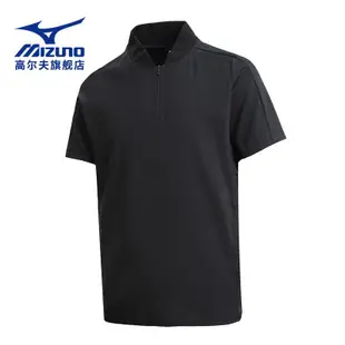 MIZUNO/美津濃高爾夫服裝男士新款短袖T恤高端衣服golf上衣POLO衫