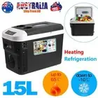 15L 12V/24/240V Centre Console Fridge Freezer Portable Travel Camping Car Cooler