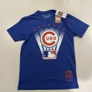 Chicago Cubs Mitchell & Ness T-Shirt Cooperstown Collection Adult Medium NWT