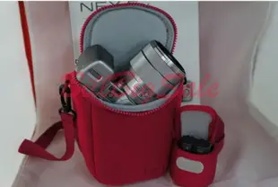 紅色-無牌←規格保護套 適用SONY 索尼ILCE-A5100 A6000 NEX-7 5R 5T 5N F3微單眼相機