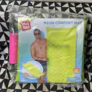 Play Day XL Neon Comfort Bubble Mat/Float/Raft For Pool/Beach, 5ft 9” Long Adult