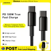 Baseus Tungsten Charging USB C Fast Charging Cable Type-C to Type-C 100W 1M/2M