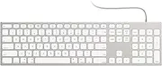 All-Aluminum Wired Keyboard for Mac OS Devices, Sleek and Durable,Plug-N-Play Cable Connection in USB-A/USB-C Port Keyboard with Numeric Keypad for iMac/MacBook/Mac Mini