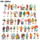 Model People Figure Railroad Railway Set ABS Building Layout Collection
