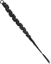 LOLIPPYY Wig Braid Ponytail Curly Braiding Hair Braids Extensions Straight Synthetic Braided Hair Extension Hair Extension for Braiding Braid Hair Black High Temperature Wire