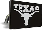 Texas Longhorn (Design) - Premium Quality Anodized Billet Aluminum Laser Etched UV Resistant Metal Trailer/Tow Hitch Cover for 2" Receivers, Luxury Product for Truck, SUV or Car
