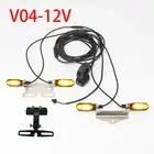 Ebike Electric Bicycle Motorcycle 12V Front&Rear Turn Signal Light Set w/Bracket