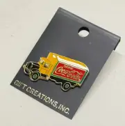 Vintage 1990's Gift Creations Coke Truck Enamel Pin