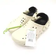 Crocs Echo Clog (Womens 9 Mens 7) Unisex Slip On Shoes Sandals Bone Black New