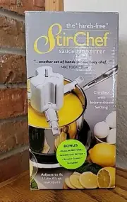 StirChef SAUCEPAN STIRRER Hands Free StoveTop Cooking New Complete Free Shipping