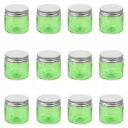 12 Pcs Cosmetic Bottle Travel Plastic Empty Jars Makeup Cream Container
