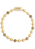 Marc Jacobs The Monogram Ball Chain Necklace - Gold ONE SIZE