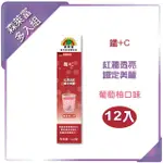 【SUNLIFE森萊富】德國原裝 C+鐵發泡錠(葡萄柚口味 X 12入/共240錠)