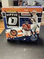 2021 Donruss Optic NFL Football Blue Hyper-Downtown- Mega Box Sealed!