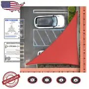 Customizable Red Right Triangle Shade Sail 12' x 13' x 17.7' - 3-