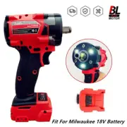 Brushless Impac Wrench 500N.m Electric Driver 1/2" Repair Cordless Screwdriver 4