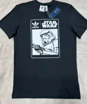 STAR WARS adidas STORM TROOPER Black T-shirt MEDIUM RARE!!!