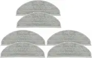 Mop Cloth 6 Packs, Compatible for ZACO M1S, Robot Vacuum Cleaner Replacement Accessories