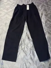 Eileen Fisher Black Pleated Ankle Pants Size XXS Nwt