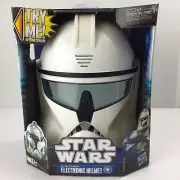 Star Wars Clone Trooper Electronic Helmet Hasbro 2011 New In Box.