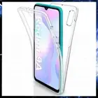 For XIAOMI REDMI 9A 360° CLEAR CASE FRONT AND BACK TPU SILICONE PHONE COVER 9 A