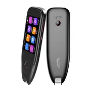 Dictionary Translation Pen Scanner Text Scanning Reading Translator Device Noise Reduction Recording Pen Support 112 Languages Black