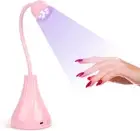 Hands Free LED UV Nail Lamp, Rotatable Gooseneck Flash Cure Light for Nails, ...