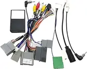 Compatible for Honda CRV 2017-2021/CIVIC 2016 Android 2 Din GPS Car Radio Canbus Box Decoder 16 Pin Wiring Harness Adapter Power Cable