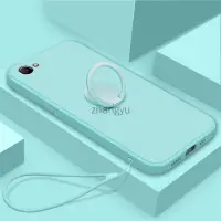 在飛比找蝦皮購物優惠-外殼oppo F1S直邊全包鏡頭矽膠軟殼防震手機殼帶支架掛繩