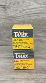 Kodak Tmax 400 100 35mm Film 24exp Black & White Prints Expired Unused 04/1996