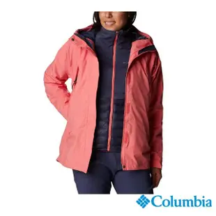 【Columbia 哥倫比亞 官方旗艦】女款-Omni-Heat Infinity金鋁點極暖蓄熱OT兩件式外套(UWR08570 / 2022年秋