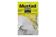 New Mustad Penetrator Snapper 2 Hook Rig X 3 Rigs - 5/0 Snapper Rig