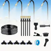 360 Curved Garden Automatic Irrigation System, Automatic Drip Irrigation Kits, Universal Spray Kit for Garden, Plant Watering System (16.4 FT)