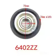 Moving wheel Casters for Octane 3700 Elliptical Roller Bearing Wheel 6204ZZ