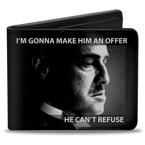 Paramount Pictures Wallet, Bifold, Godfather Vito Corleone Im Gonna Make Him ...