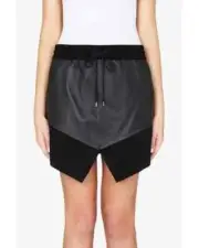 SASS & BIDE 100% leather mini skirt size 10 NEW WITH TAG