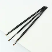 YOUWELL - Makeup Brush Set of 3 - Black - One Size