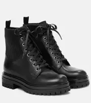 [Gianvito Rossi] Gianvito Rossi Martis leather ankle boots AU 9 black